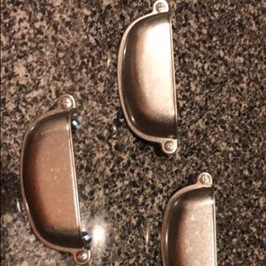 Four (4) Cabinet/Dresser 4” Center Cup pulls